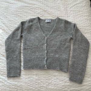 Old Navy Cozy Cardigan Sweater, light grey heather